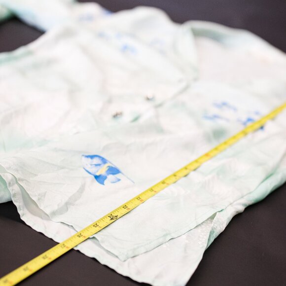 Escada Silver and Blue Blouse - Picture 14 of 14